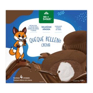 Queque Relleno Crema (4 u)