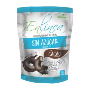 Galleta Moneda Cubierta Cacao Enlínea · 100 g