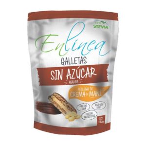 Galleta Rellena Maní Enlínea · 100 g