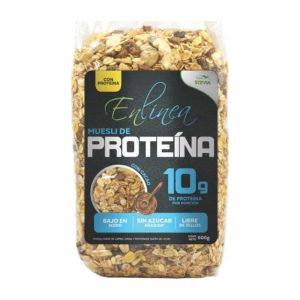 Muesli Proteína Cacao Enlínea · 600 g