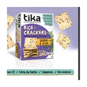 Rice Crackers Quinoa & Oliva