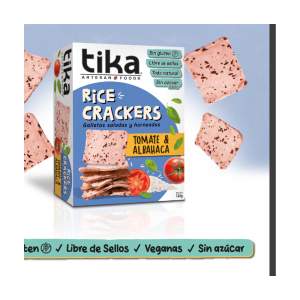 Rice Crackers Tomate & Albahaca