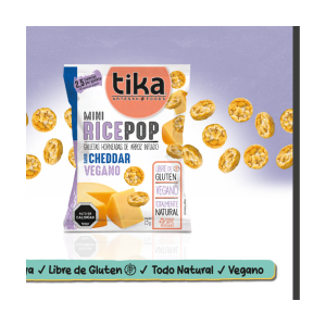 Mini Ricepop Cheddar Vegano